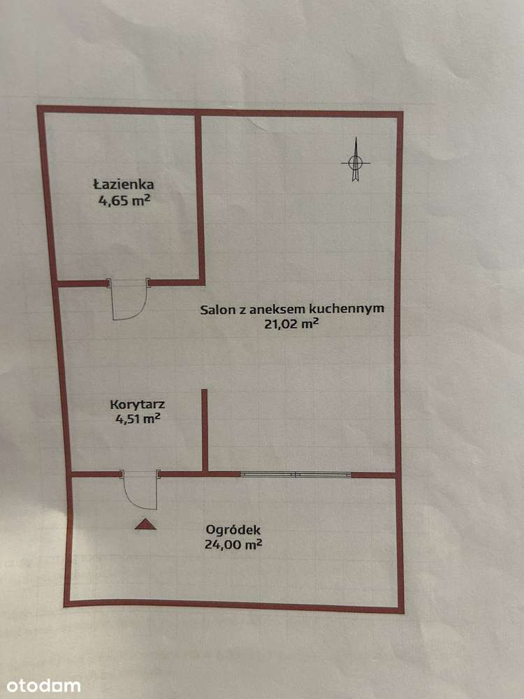 Przytulna kawalerka z ogródkiem i parkingiem w szeregowcu Tulce-11