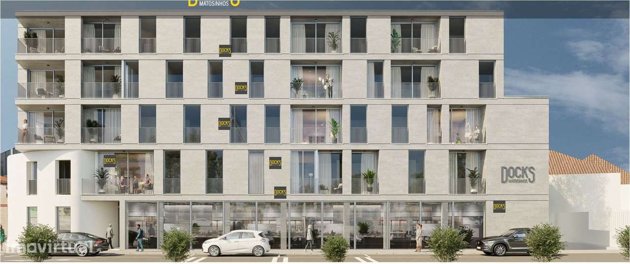 T1 Novo no Empreendimento Docks, em Matosinhos Sul! - Grande imagem: 4/20