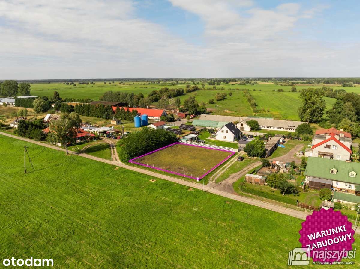 Komarowo k.Goleniowa- działka z warunkami zabudowy