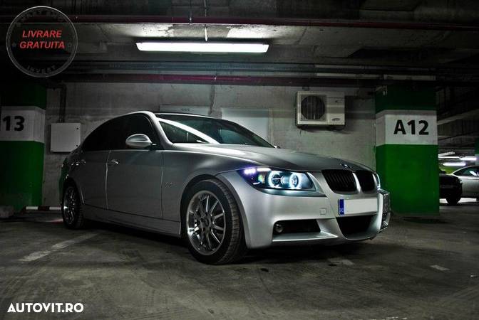 Kit Exterior BMW Seria 3 E90 (2005-2008) M-Technik Design cu Praguri Laterale- livrare gratuita - 9