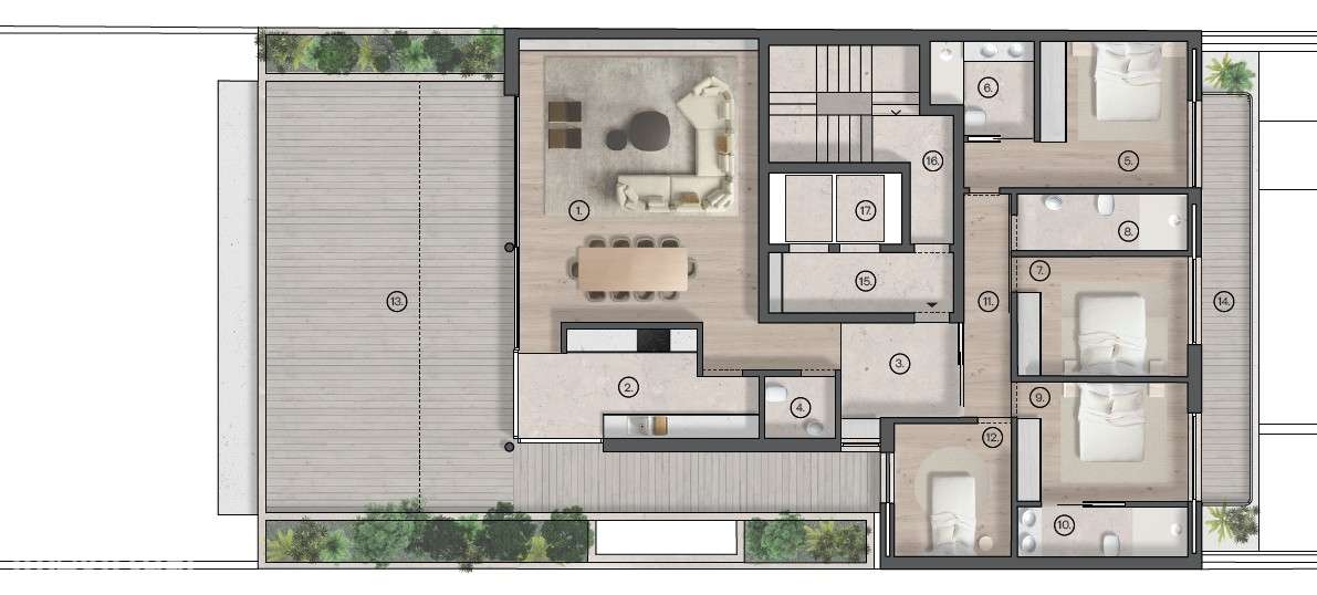 T4 c/ terraço de 90m2 no coração da Foz do Douro - Grande imagem: 5/24
