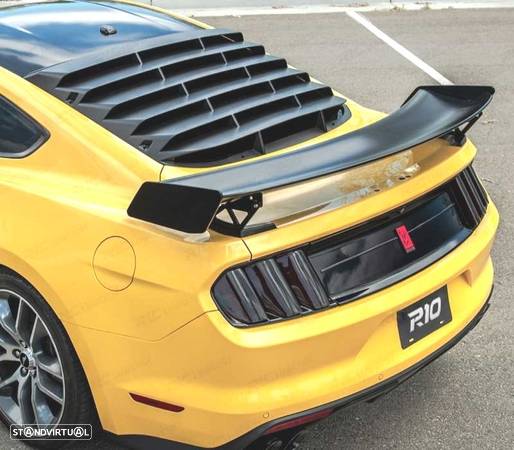 SPOILER TRASEIRO PARA FORD MUSTANG GT350 R RACING 15-19 PRETO - 2