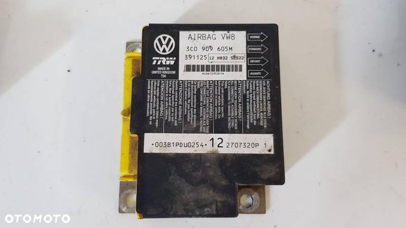 Sensor airbag czujnik uderzeniowy VW PASSAT b6 2.0 diesel komplet - 2