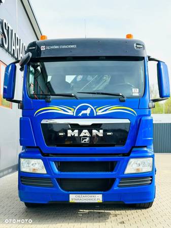 MAN MAN TGS TGX 26.360 E5 laweta uniwersalna 10m + Dźwig HDS HMF 1420 K2 / do przewozu kontenerów / pomoc drogowa / platforma / kran krane dzwig hds żuraw - 27