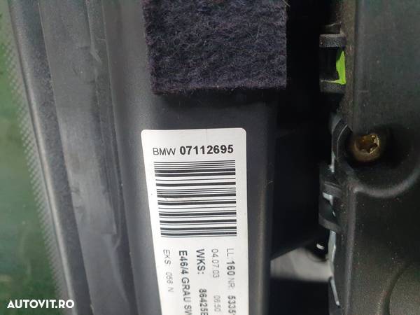 Trapa 07112695 BMW Seria 3 E46  [din 1997 pana  2003] - 6