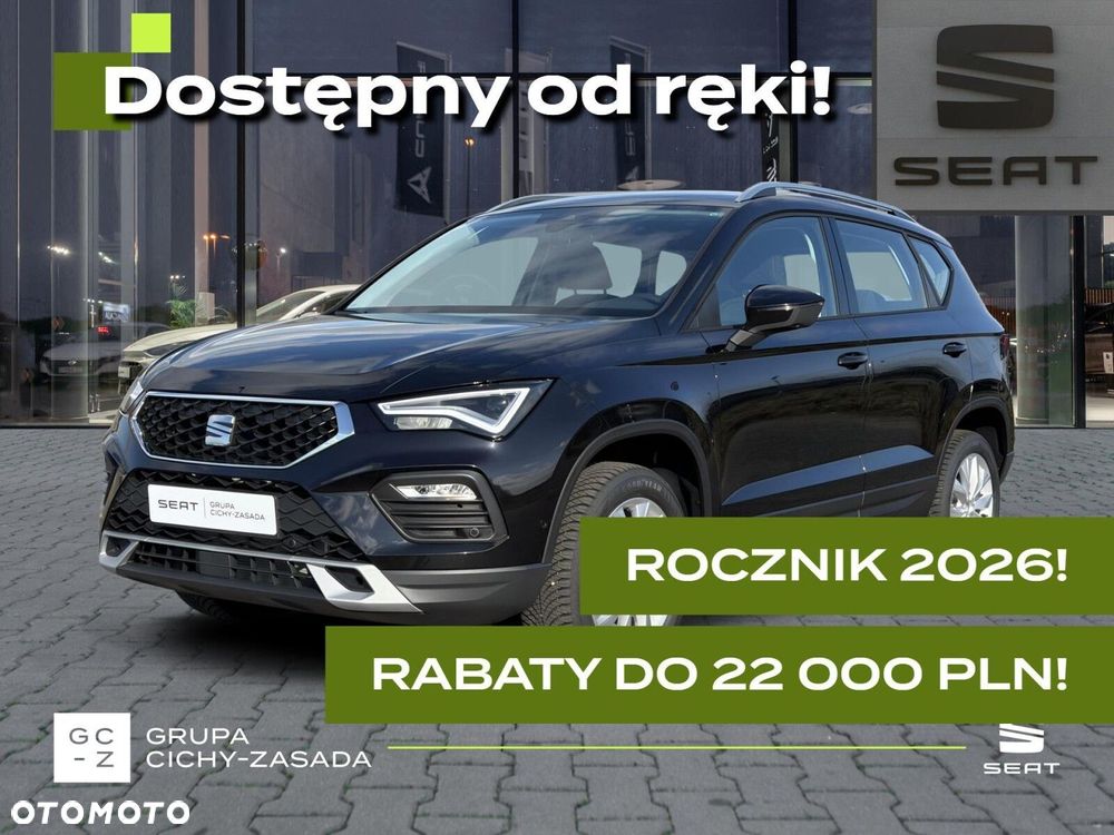 SEAT Ateca 1.5 TSI 150 KM 7-biegowa automatyczna - DSG, Black, wielosezon, RABAT!
