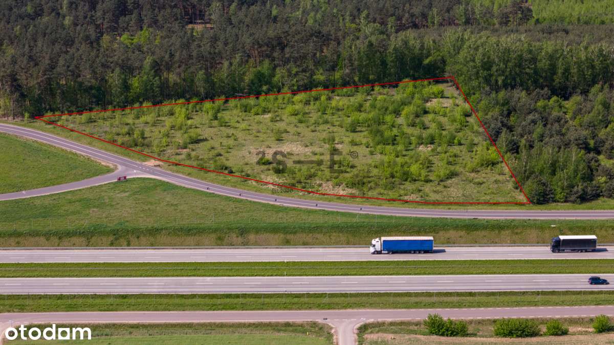 Działka budowlana przy S7*wz na budynek usługowy-0