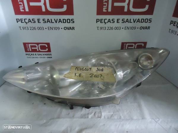 Farol Peugeot 308 - 2