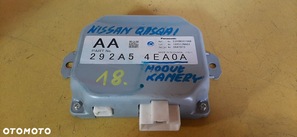 Moduł kamery Nissan Qashqai II 292A5 4EA0A - 3