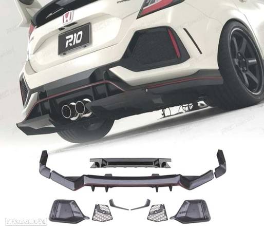 DIFUSOR PARA HONDA CIVIC TYPE R HATCHBACK 16- - 1