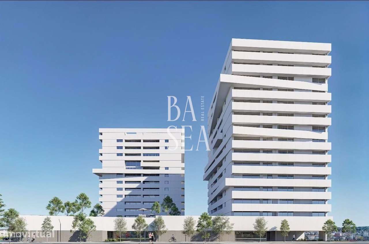Apartamento T1 novo em condomínio com piscina em Ramalde Porto-13