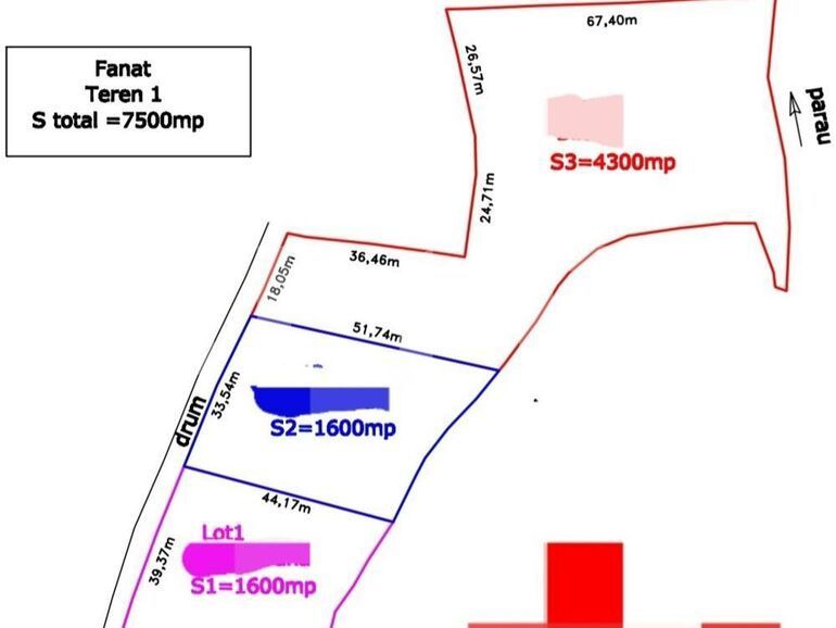 Teren intravilan, suprafata 4274MP, zona Maguri Racatau