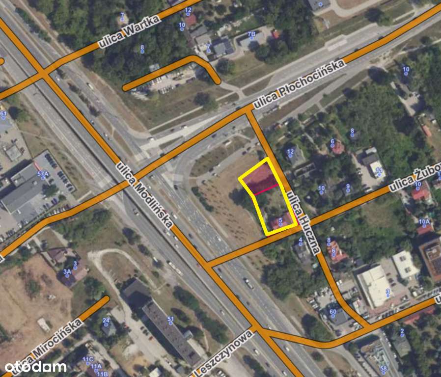 Działka ul. Modlińska, PUU/PUM: 4516m2, Unikat!-13