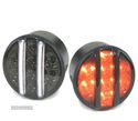 PISCAS DIANTEIROS PARA JEEP WRANGLER JK 07- LED PRETO FUMADO - 5