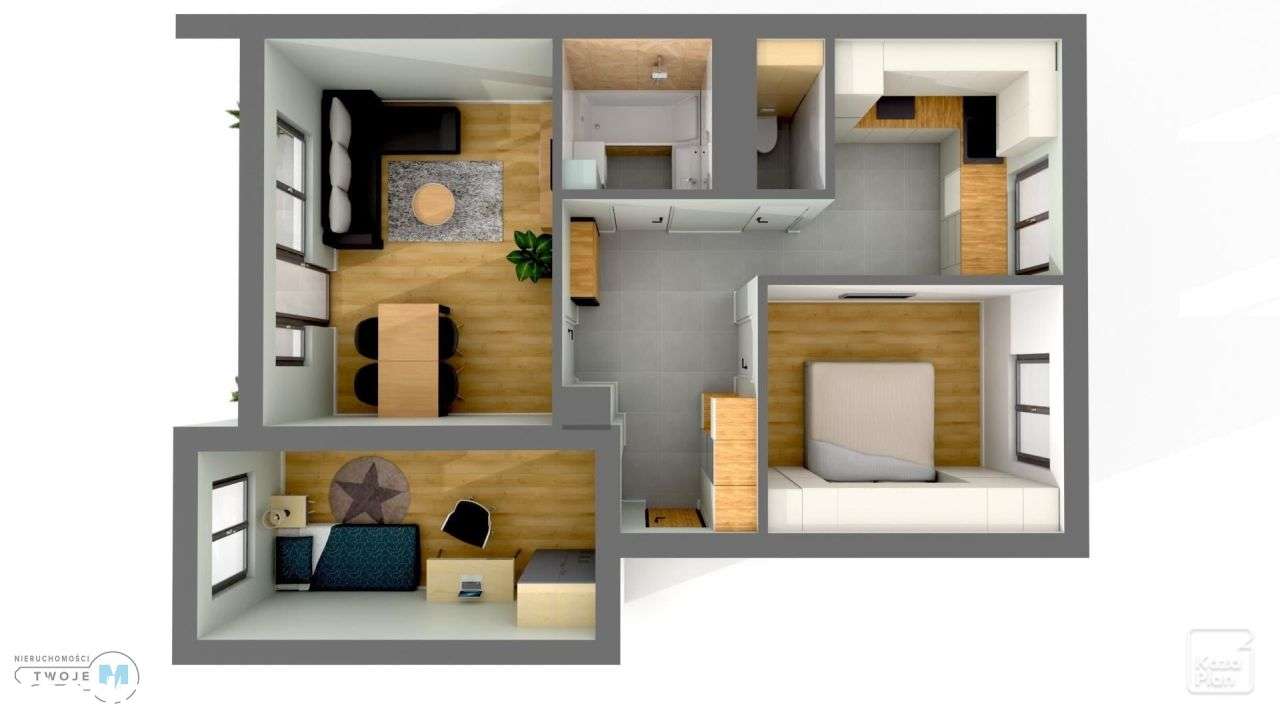 Mieszkanie na Dalekiej po Remoncie, 3 pok+kuchnia-16