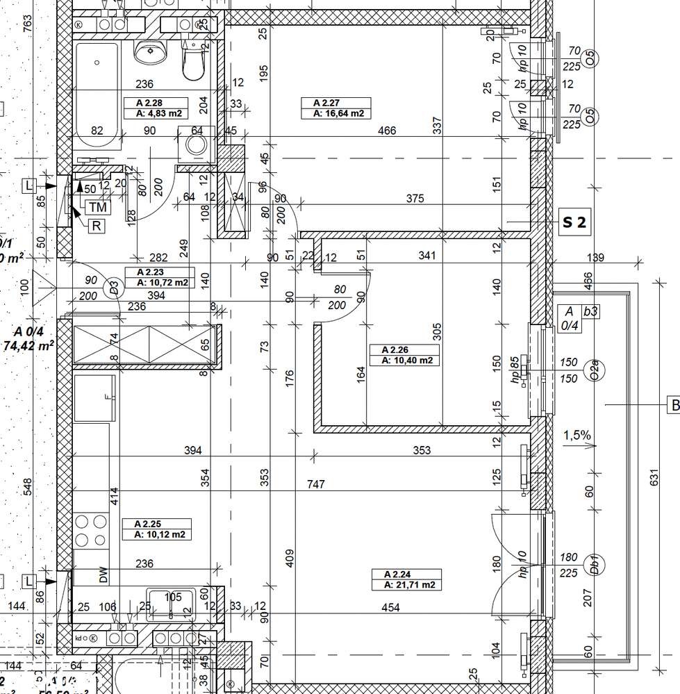 Idealna lokalizacja, 74 mkw, 3 pokoje, Wojska Polskiego 39-11