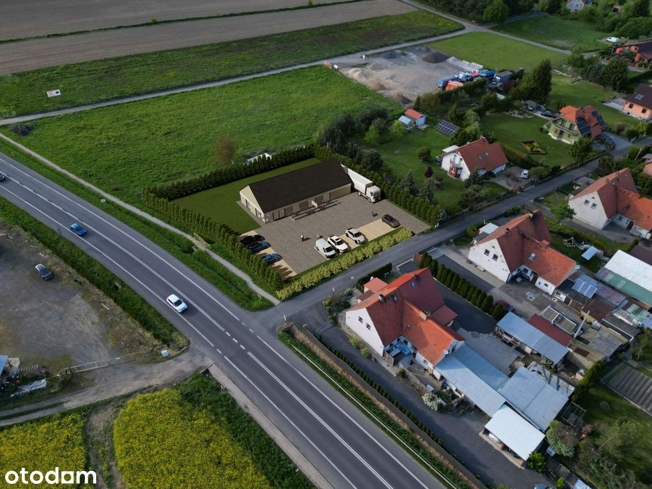 Działka inwestycyjno budowlana przy drodze DK30 20 arów - Pełny obrazek: 5/5