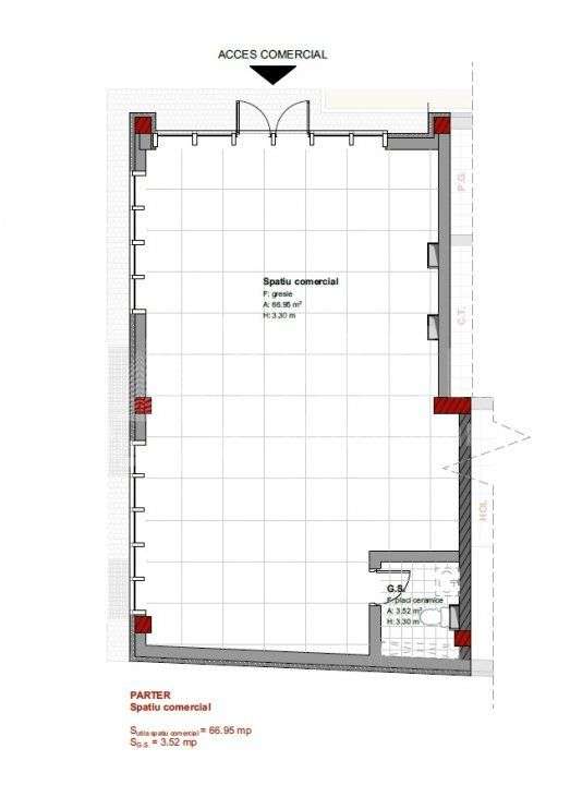 Spatiu comercial cu vitrina | Marasti | Zona strazii Dambovitei! - Imagine principală: 2/2