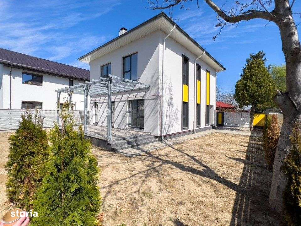 5 Min Rond Pipera | Vila Premium 5 Cam+3 Bai+400Mp Teren | Tunari - St - Imagine principală: 2/19