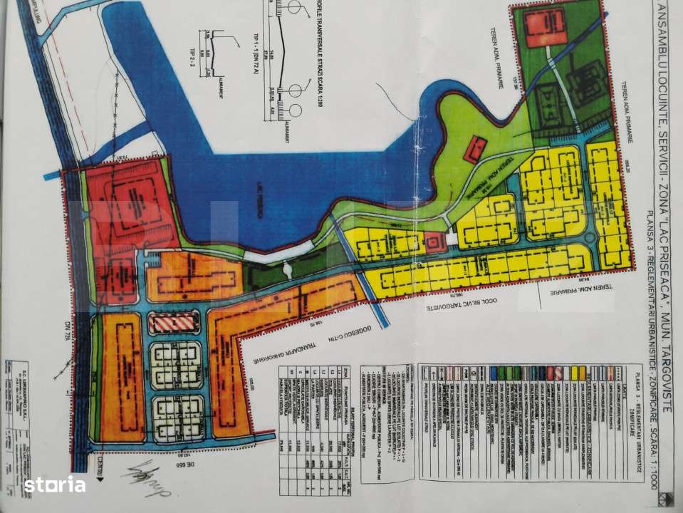 Teren 1150 mp Locuinte Colective P+3+M Zona Lac Priseaca - Imagine principală: 2/3