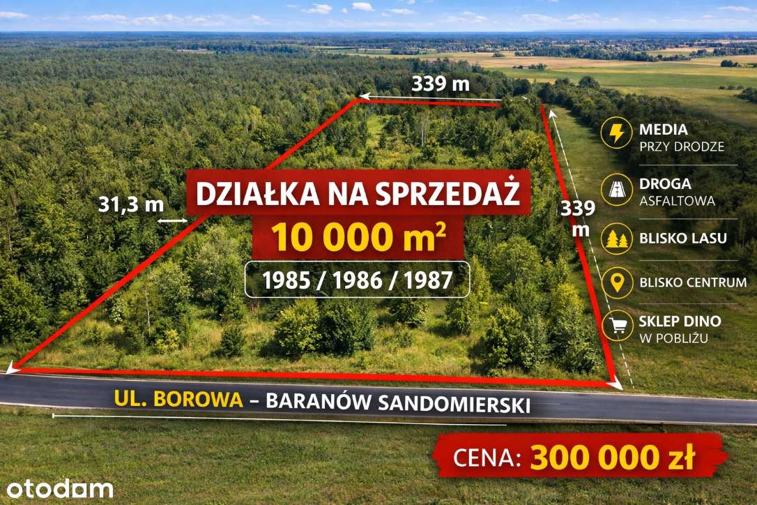 Dzialka budowlana w spokojnej okolicy