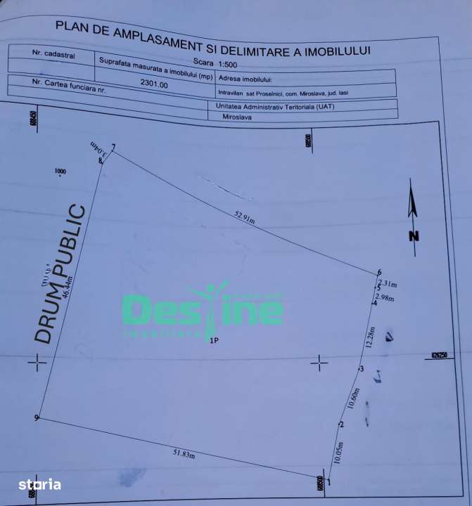PROSELNICI -  MIROSLAVA, PARCELA DE TEREN DE 2.031 MP - Imagine principală: 2/2