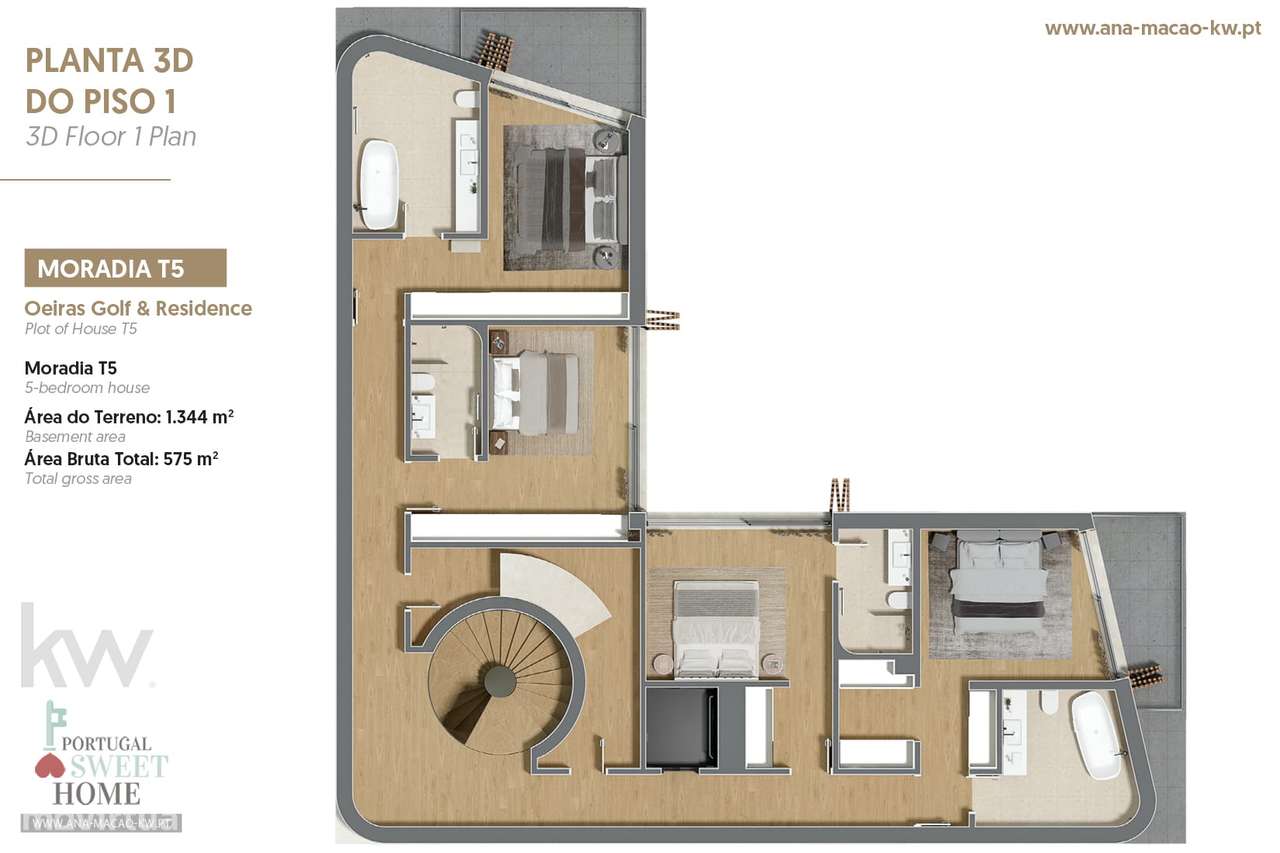 Moradia de Luxo T5, com Piscina e Garagem para 2 viaturas, Lote 33-31