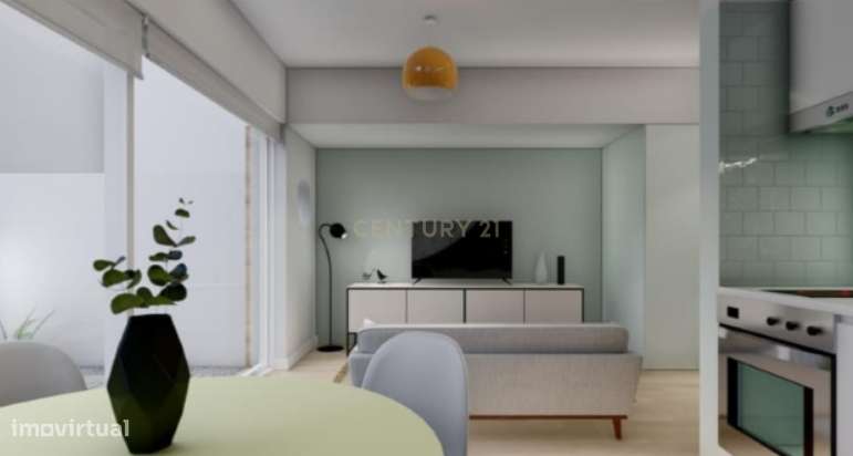 Moderno Apartamento T1 em Construção no Coração do Porto - Grande imagem: 3/15