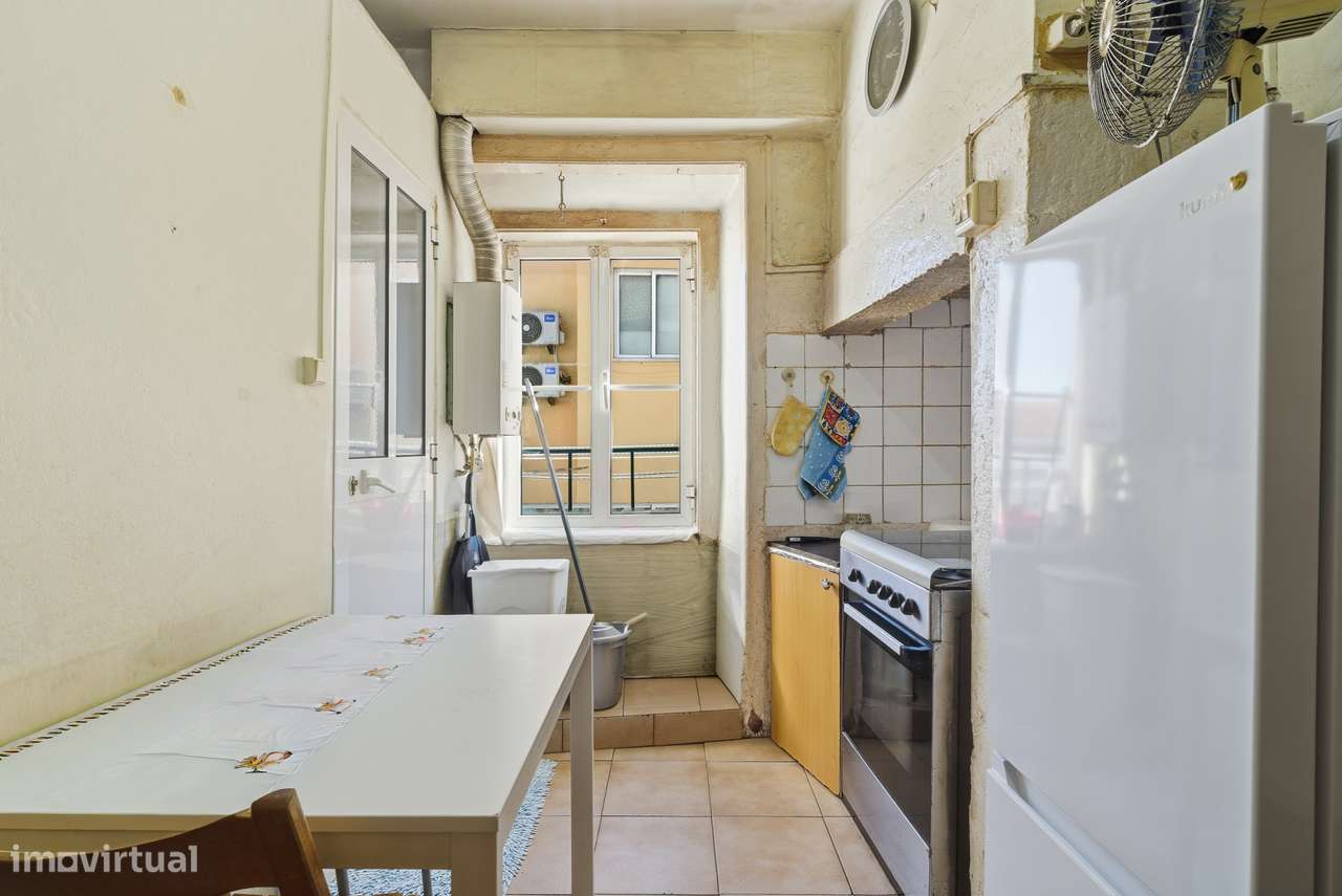 Apartamento T1 ARRENDADO – Oportunidade de investimento na Rua Vicente - Grande imagem: 5/11
