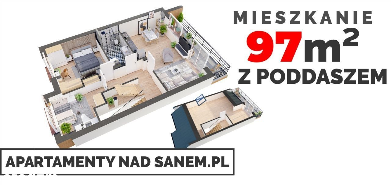 Nowe Mieszkanie 4 pokoje -> 97m2 Lesko Bieszczady