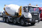 Scania P 410 / 8x4 / GRUSZKA LIBHERR 9 m3 / BETONIARKA / 2018 ROK / WAGA : 12800 kg - 1