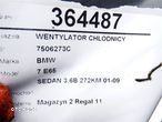 WENTYLATOR CHŁODNICY BMW 7 (E65, E66, E67) 2001 - 2009 735 i, Li 200 kW [272 KM] benzyna 2001 - - 6