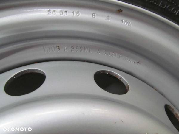 PIAGGIO PORTER HIJET 04-16 KOLO FELGA ZAPAS 4X100 4.5H13 155R13 - 3