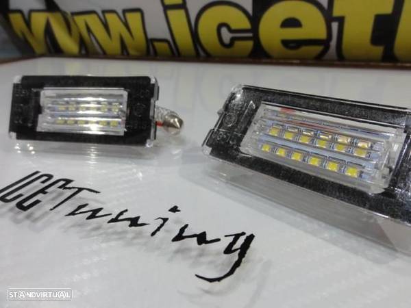 Suporte de lampada de matricula com led branco para Mini cooper R56 - 6