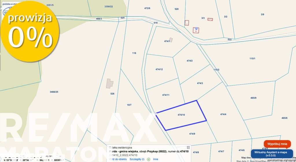 Zaciszna działka, 13 minut jazdy z Olsztyna-2