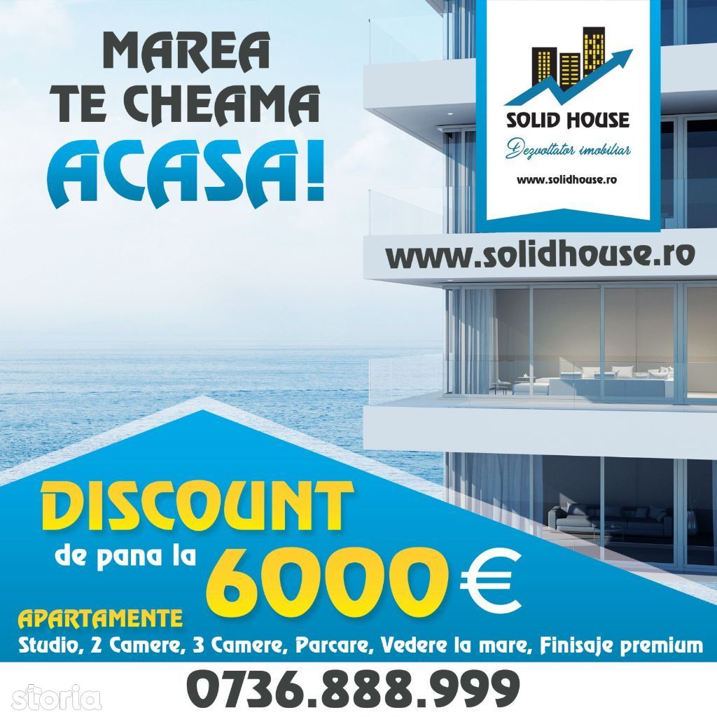 Solid Residence Melody Mamaia - 2 camere lux - vedere la mare