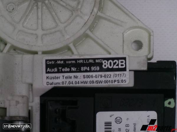 Motor elevador Direito/Trás Seminovo/ Original AUDI A3 Sportback (8PA) 8P4959802... - 2