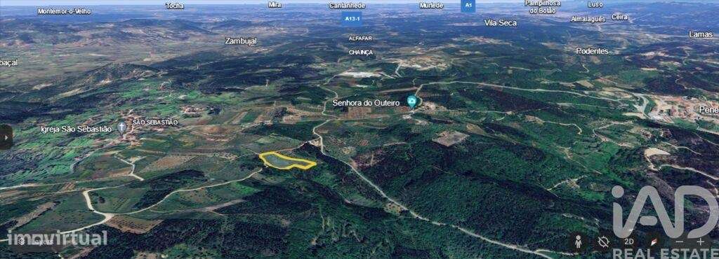 Terreno Agrícola em São Miguel, Santa Eufémia e Rabaçal de 7714,00 m2 - Grande imagem: 4/9