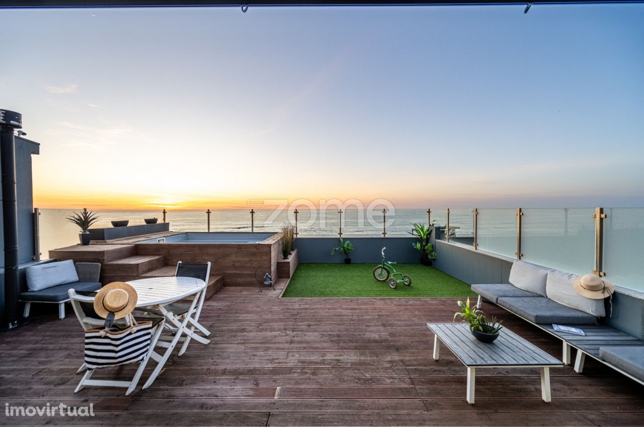 Penthouse T2, 1ª Linha Mar, Terraço, Jacuzzi aquecido, Póvoa de Var...