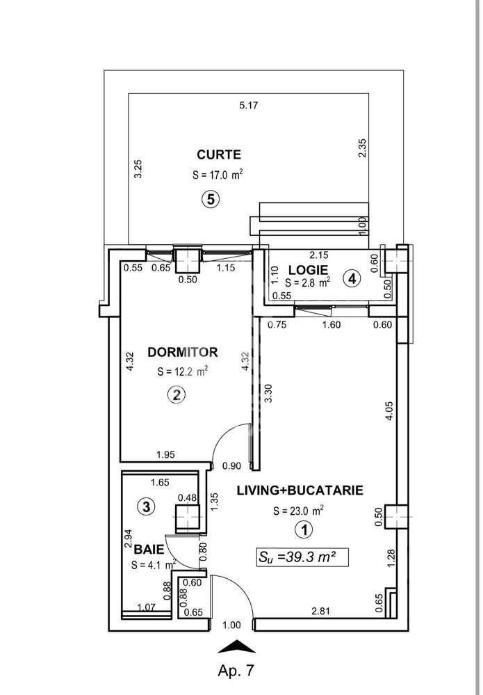 Apartament cu 2 camere open space Torontalului - Imagine principală: 5/5
