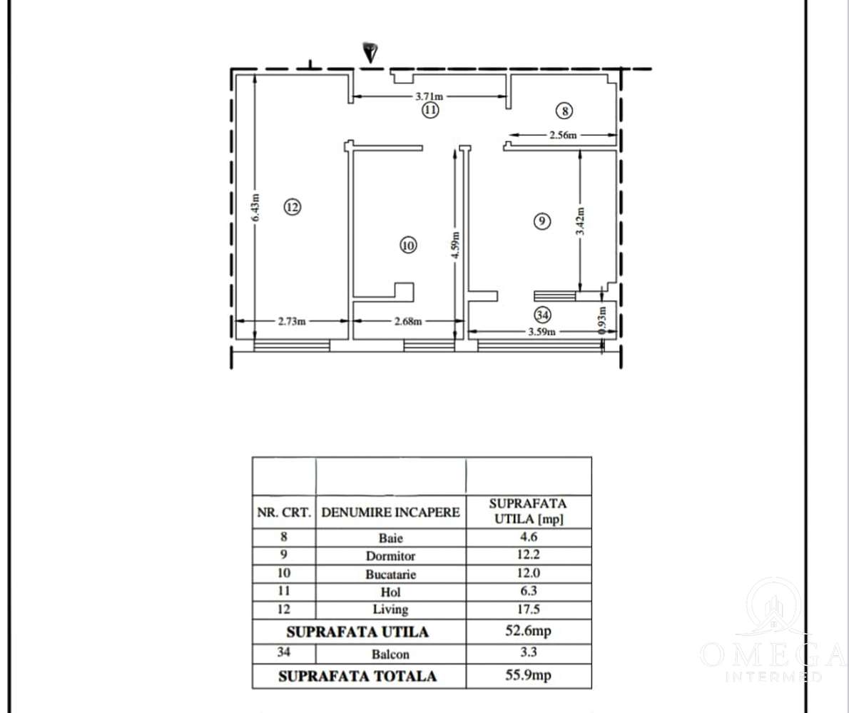 Apartament 2 camere Nicolina Cug Etajul 1 Totul nou-15