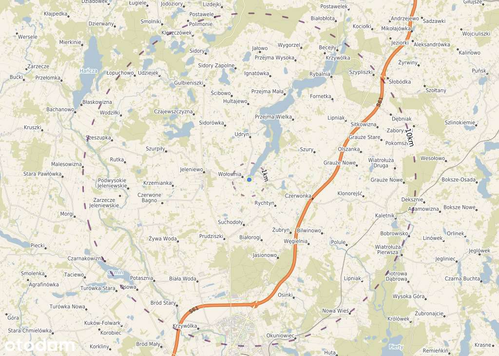 Grunt kilkadziesiąt m od Jez. Szelment | Prywatnie-14