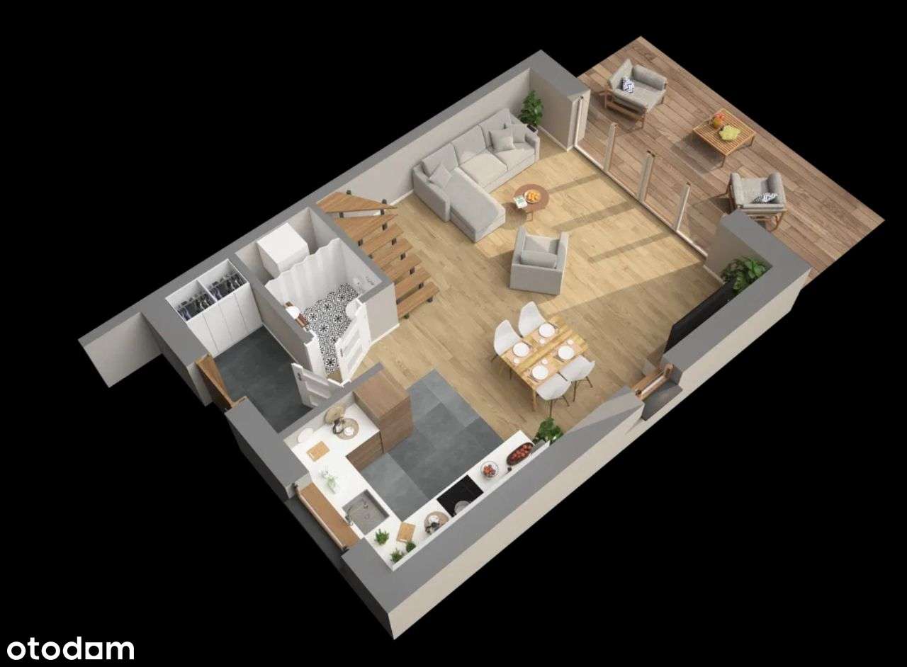 Ekologiczny dom z ogrodem, 4 pok. 2 łazienki + poddasze 44m2 - Pełny obrazek: 5/18