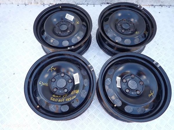 FELGI STALOWE VW AUDI 5X112 6JX16 ET50 5Q0601027BG RADOM - 1