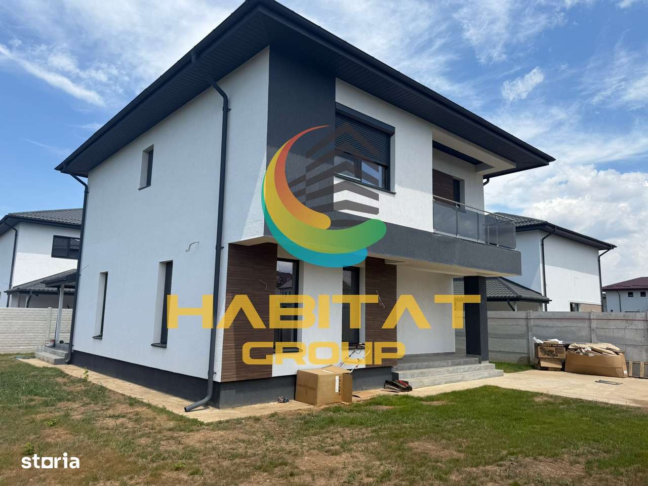 Vila moderna 4 camere, 3 bai, teren 411 mp - Berceni - Imagine principală: 5/10