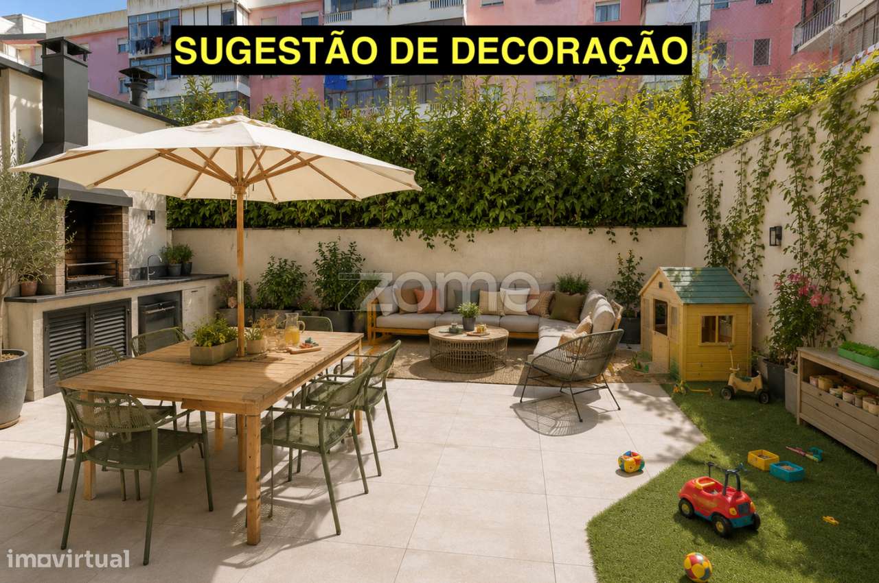 Oportunidade de reforma: apartamento de 1 quarto com terraço privat...-16