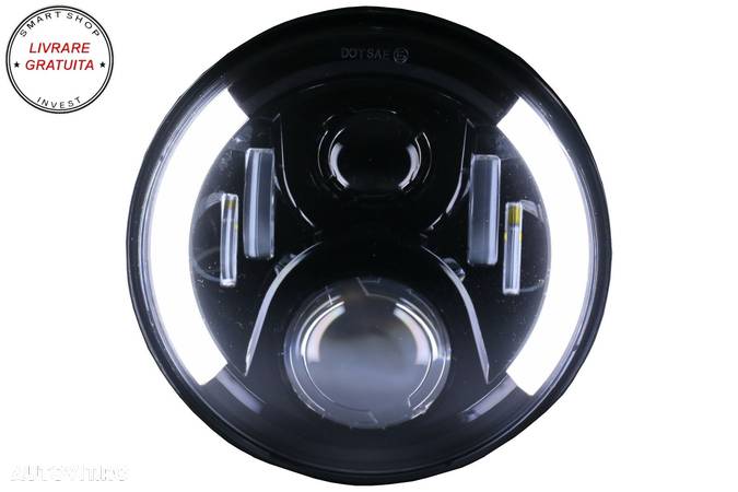 Far pentru Motocicleta 75W 7 inch IP67 H4 LED Honda CB400 CB500 CB1300 / Hornet 25- livrare gratuita - 4