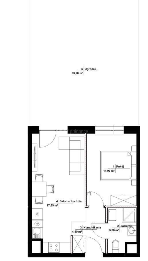Gotowe 2pok. 36 m²|Ogródek 63 m² zachód| Sprawdź!-16