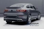 Difuzor bara spate Mercedes GLC Coupe C253 (15-19) AMG Chrome Look - 2