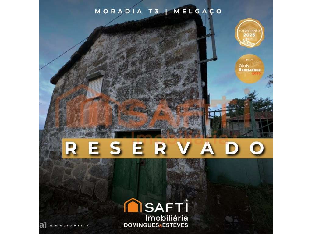 Moradia T3 Em Pedra